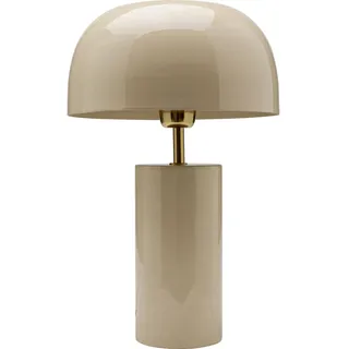 Kare Design Tischlampe Loungy Ecru Weiß, Metall, Moderne Tischleuchte, Schreibtischlampe, Büro, Wohnzimmer, Schlafzimmer, Office, keine Leuchtmittel inklusive, 38x25x25 (HxBxT)