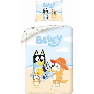 HALANTEX Leinen inklusive Bluey beach Baumwolle, 140/200, 70/90 cm - Blau