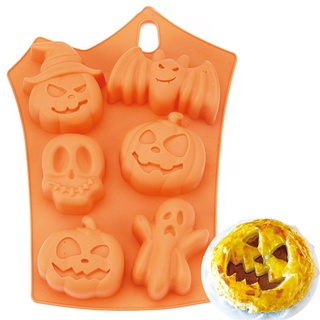 2 Stück Halloween Silikon Backformen, FantasyDay Silikon kuchenform Muffinbackformen für Muffins Cupcakes Kuchen Pudding Eiswürfel Torte Backen - Eindrucksvolle Kreationen, Hochwertige Motivbackformen