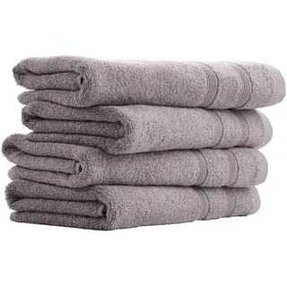 SCHIESSER Brooklyn Handtuch 50 x 100 cm grau