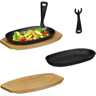 Relaxdays Servierpfanne 28 cm