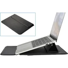 Bild Notebook Hülle Passend für maximal: 34,5 cm (13,6\ Schwarz integrierter Laptop-Stand