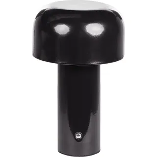 BELIANI Tischlampe Schwarz Metall Kabellos Wiederaufladbar Akku Touch Funktion LED Dimmfunktion USB Kabel Indoor Outdoor Tischleuchte Schreibtischlampe - Schwarz