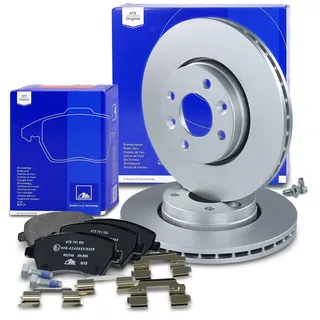 ATE BREMSSCHEIBEN Ø258MM + BREMSBELÄGE VORNE FÜR RENAULT ZOE