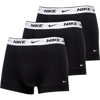 Nike Herren Everyday Cotton Stretch Boxershorts, Black/Black/Black, S EU