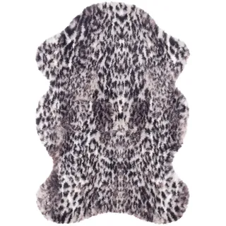 Pergamon Luxus Super Soft Fellteppich Pearl Leopard Shape , Textil , 140x190 cm , Teppiche & Böden, Teppiche, Fellteppiche