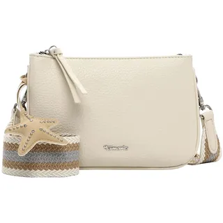 Umhängetasche TAMARIS "Umhängetasche TAS Kea", Damen, Gr. B/H/T: 24cm x 16cm x 5cm 0, beige (beige 400), Polyurethan, Taschen Umhängetasche