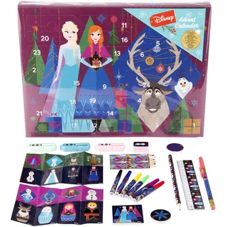 CyP Brands – Frozen, Adventskalender, 24 Überraschungen, Kindergeschenk, offizielle Marvel-Lizenz, Aktivitäten und Spielzeug, Weihnachten