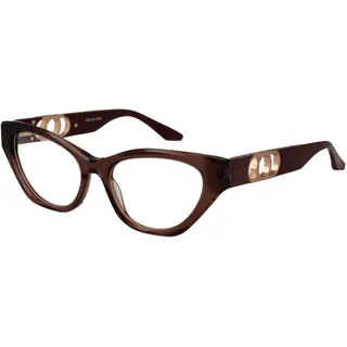 Trussardi Brille TSW6021 T02 Brown Cat Eye Full Rim Acetat Damen Rahmen 54m