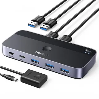 UGREEN USB 3.0 Sharing switch 2 In 4 out USB-Hubs