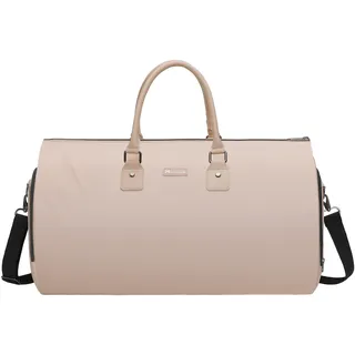 Modoker Wandelbare Kleidersäcke für Reisen, Handgepäck für Damen und Herren, Weekender – 2 in 1 hängender Koffer, Anzug, Reisetaschen, Rosa