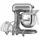 Heavy Duty 5KSM70JPXECU Kontur Silber