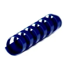 100 LMG Kunststoffbinderücken blau für 65 Blatt