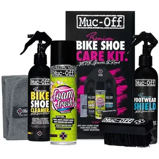 Muc-Off Premium Shoe Care Kit - Fahrradschuh-Pflege-Set, Multicolor