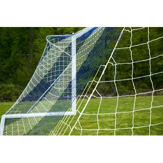 Netsportique TORNETZ - Fußball - 7.32 x 2.44 x 0.8 x 2 m - 3mm - Weiß/Blau