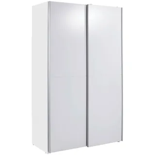 Pol-Power Schwebetürenschrank Heimo 125 x 195,5 x 38 cm Weiß