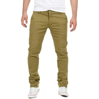 Yazubi Chino Hose Herren Dustin - Männer Chinohose by Yzb Jeans - Baumwoll Chinojeans, Grün (Dusky Green 4R170517), W32/L30