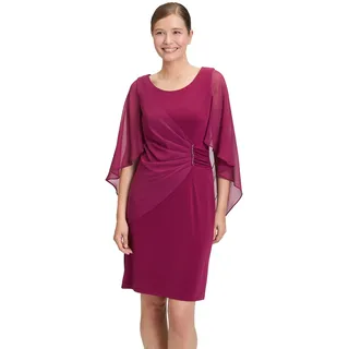 Vera Mont Cocktailkleid mit Raffung Rot 40