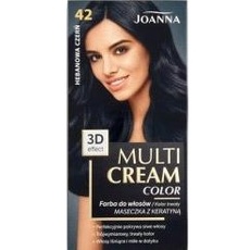 Joanna, Haarfarbe, Multi Cream Color Hair Dye 42 Ebonyack