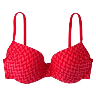 Etirel Damen Miriam Zig Zag Bikini, rot, 44C