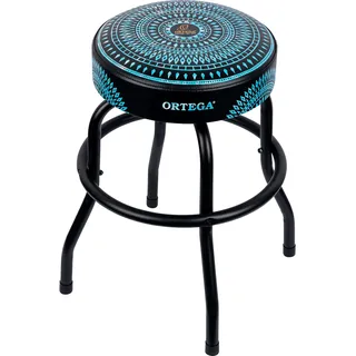 Ortega OBS24-BLKC 24" Bar Stool Blue Kaleidoscope