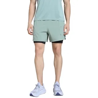 Puma Unisex M Move 2IN1 Short Gewebte Shorts, Green Moon,