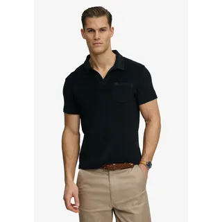 Superdry Poloshirt "TOWELLING POLO" Baumwolle, relaxed fit, eclipse navy