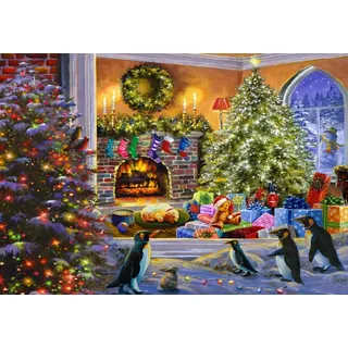 Bluebird Puzzle Weihnachts-Puzzle A Magical View to Christmas - 1000 Teile
