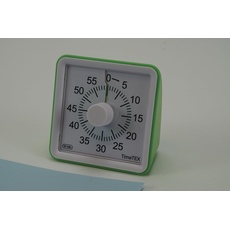 TimeTEX Zeitdauer-Uhr lautlos compact (grün)