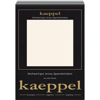 KAEPPEL Spannbettlaken Jersey-Elasthan 200 x 200 - 200 x 220 cm beige