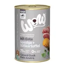 12x400g Rață Senior WOW Hrană umedă câini