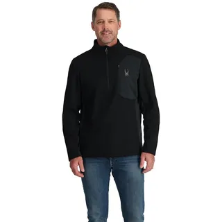 Spyder Bandit Half Zip, Herren, Schwarz, M