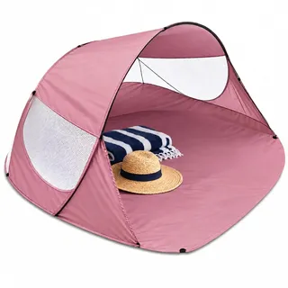 CANYON CRUISE Strandmuschel Pop Up Strand-Zelt Windschutz am Strand Wurfzelt Blitzschnell Selbstaufbauendes Sonnensegel Outdoor Zelt Automatik Muschel mit UV-Sonnenschutz