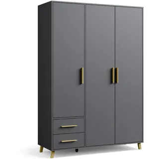 Rauch Drehtürenschrank Shinjo 53 x 203 x 140 cm Grau