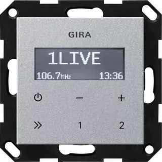 Gira 228426 Smart Home zentrale Steuereinheit Zubehörteil (228426) - Silber