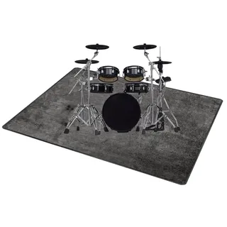 QQDD Drum-Teppich Schlagzeugteppich Schallschutz Teppich Schallschutzmatte rutschfeste Trommelmatte für E Drum Schlagzeug Elektronisch Snare Teppich Snare Drum Rug Schalldicht Teppiche (80CM - 200CM)