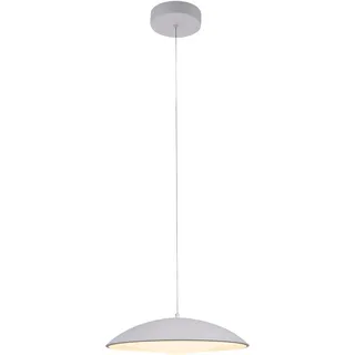 Schöner Wohnen LENTE 1-flg. Ø 40 cm oval Weiß/Kunststoff, Metall