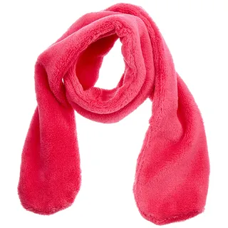Playshoes Unisex Kinder Fleece-Steckschal Winter-Schal, pink Kuschelfleece, one size