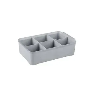 Curver 243860 Aufbewahrungsbox HANDY (L x B x H) 275 x 175 x 75 mm Silber 1 St.