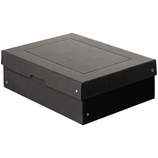 Falken Aufbewahrungsbox 24 x 32 x 10 cm 10-tlg. schwarz