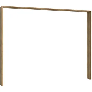 Forte NARAGO Passepartout 280, Passepartout für Kleiderschrank, Holzwerkstoff, Mauvella Eiche Dekor, 279,4 cm breit, 214,4 cm hoch, 23,8 cm tief