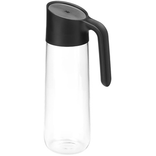 WMF Wasserkaraffe mit Griff, Höhe 29,7 cm, Glas-Karaffe, CloseUp-Verschluss, schwarz