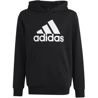 Adidas Kinder Hooded Sweat U Bl Hoodie, Black/White, HR6380, 176