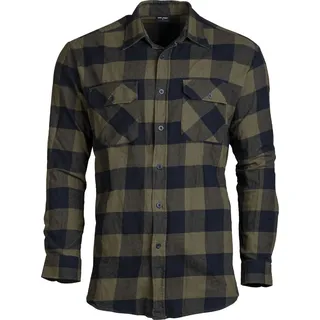 Mil-Tec Unisex Skjorte-10939001 Hemd, Schwarz/Oliv, 3XL EU