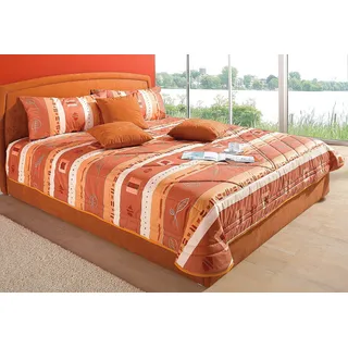 Westfalia Schlafkomfort Tagesdecke, orange