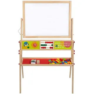 Woomax 2 In 1 Magnetische Holztafel Mit Kreide - Beige / White - 4 Jahre
