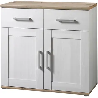 Bega Consult Kommode 93 x 89 x 45 cm braun / weiß