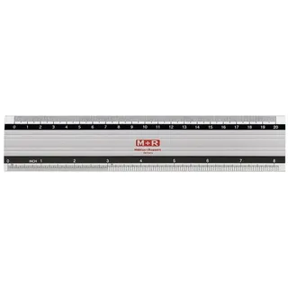 M+R M + R Lineal 20,0 cm, silber