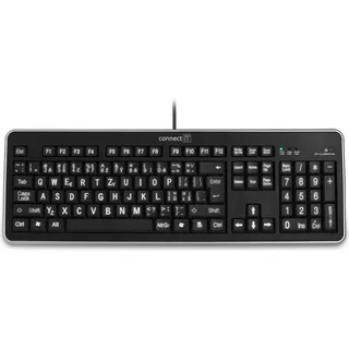 Connect IT CI-71, USB, PC/server, Haus, Schwarz, Weiß, 1,4m - Schwarz