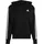 Men s Essential Three Fullzip Hoodie Black/White XXL